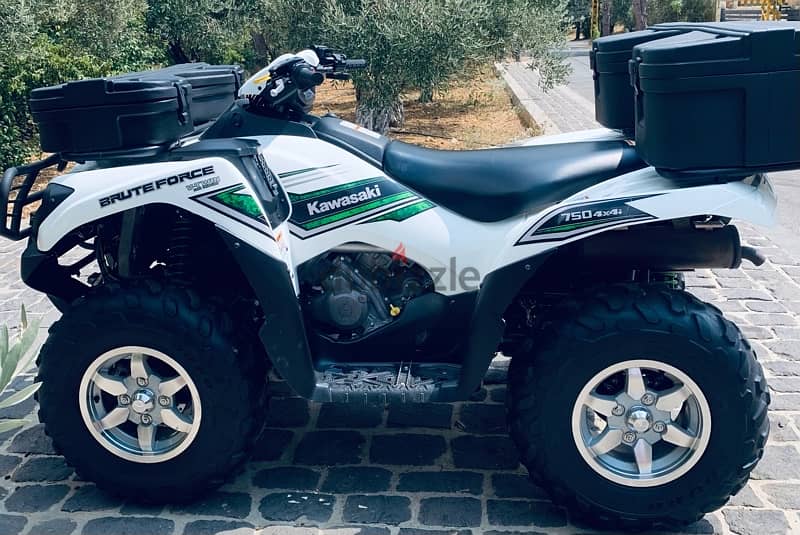 atv kawasaki bruteforce 750cc 600km !!! 1