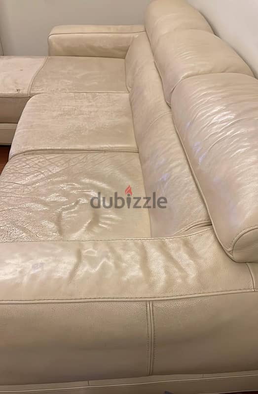 LOGANO italian Premium Leather Sofa 1