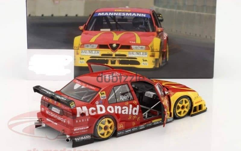 Alfa Romeo 155 V6  McDonald's (DTM Helsinki'95) diecast car model 1;18 2