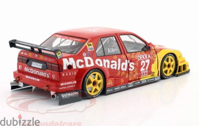 Alfa Romeo 155 V6  McDonald's (DTM Helsinki'95) diecast car model 1;18 6