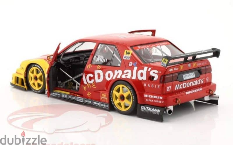 Alfa Romeo 155 V6  McDonald's (DTM Helsinki'95) diecast car model 1;18 7