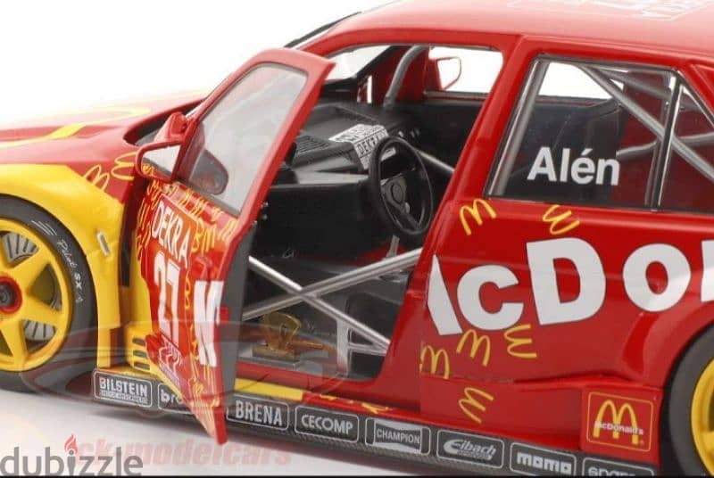 Alfa Romeo 155 V6  McDonald's (DTM Helsinki'95) diecast car model 1;18 8