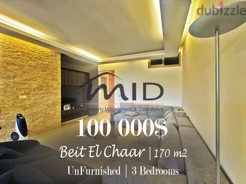 Beit El Chaar | 588$/m² | Catchy 3 Bedrooms Apartment | Hot Investment 1