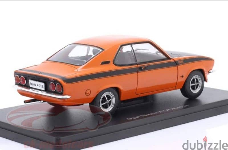 Opel Manta A GT/E 1974 diecast car model 1:24 3