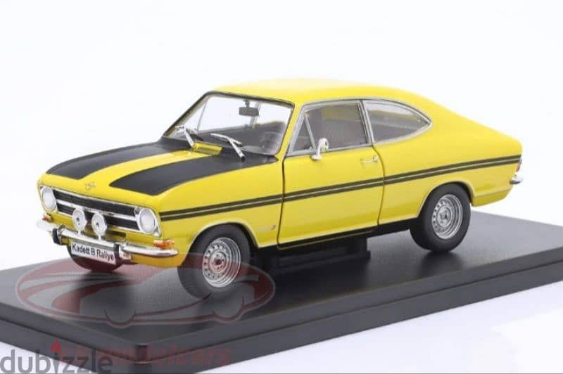 Opel Kadett B Rally 1970 diecast car model 1:24 1