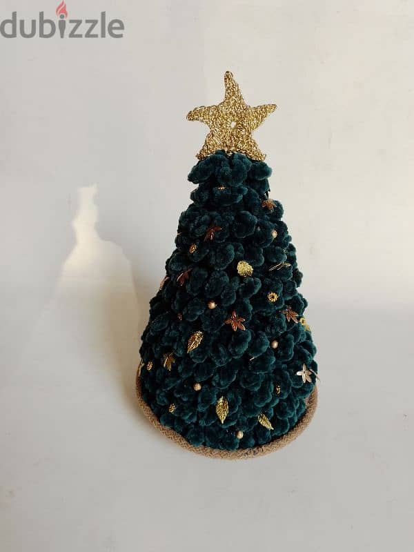 hand made Christmas tree Size 30 cm  by  cocos yarns 2