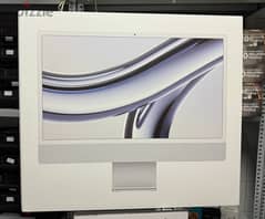 Imac 24inch M3 chip 8/256gb Silver MQRJ3 original and new offer 0