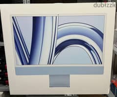 Imac 24inch M3 chip 8/256gb Blue MQRC3 8-core cpu / 8-core GPU amazin 0