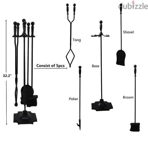 fireplace tools set 2