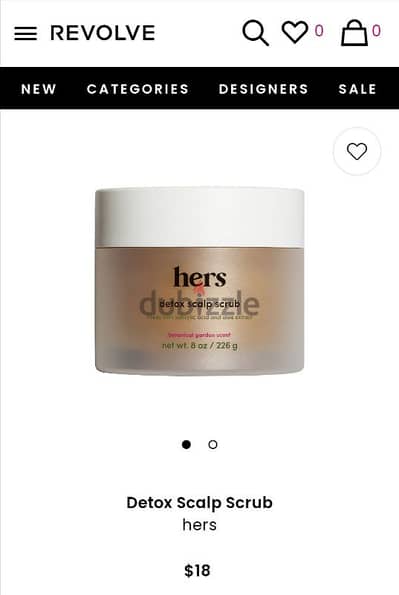 Hers detox scalp scrub