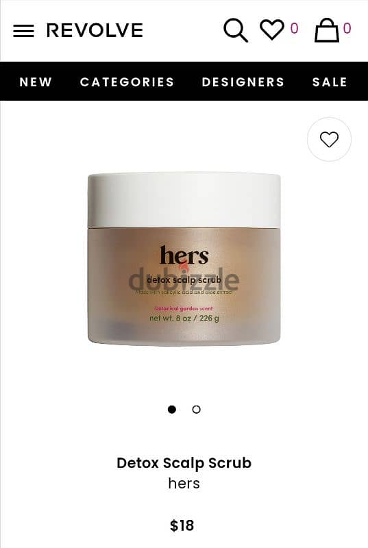 Hers detox scalp scrub 0