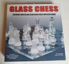 glass chess box Size 40 x 40 cm 0