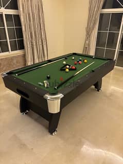 Billiard table 7 ft mdf wood 0