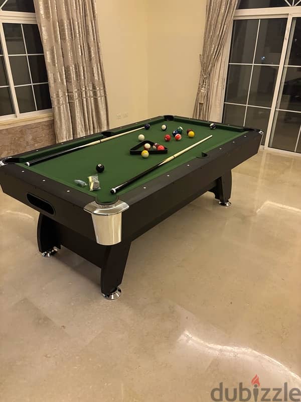 Billiard table 7 ft mdf wood 1