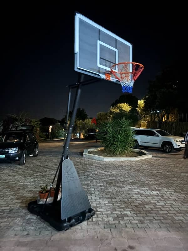 Basketball hoop portable 1