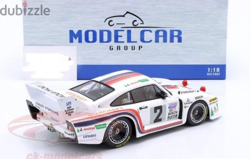 Porsche 935 J (24h Daytona 1980) diecast car model 1;18. 4