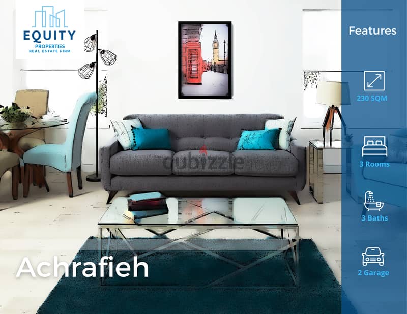 230 SQM Apartment For Sale In Achrafiehشقة للبيع في الاشرفية#JZ107424 0