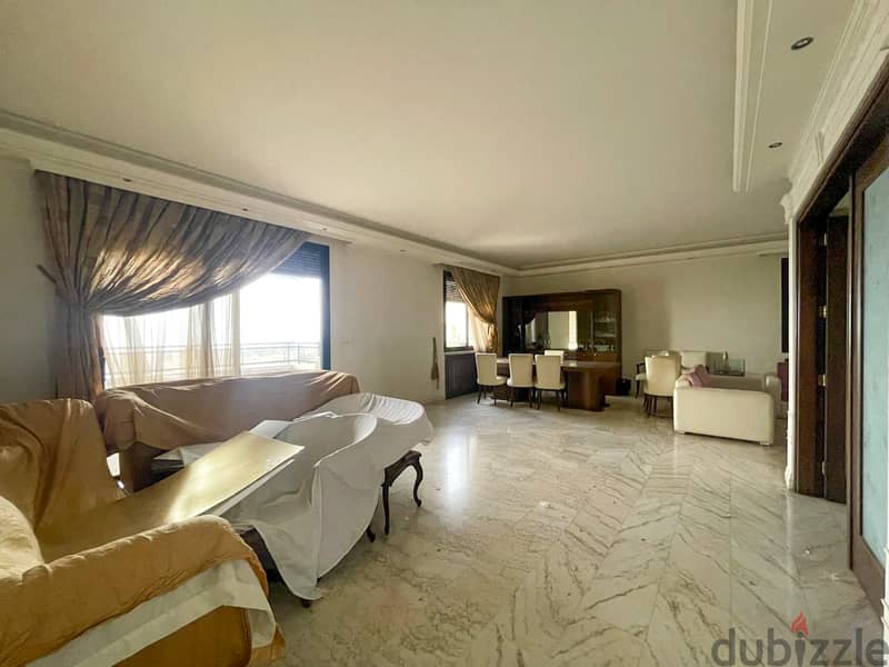 220 SQM Furnished Apartment in Mtayleb, Metn with Sea View 1