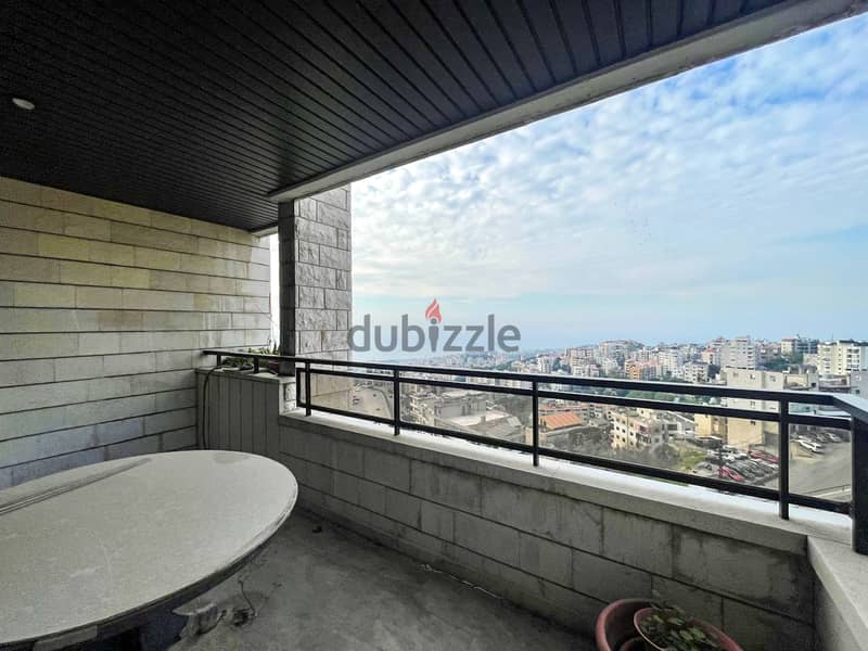 220 SQM Furnished Apartment in Mtayleb, Metn with Sea View 3