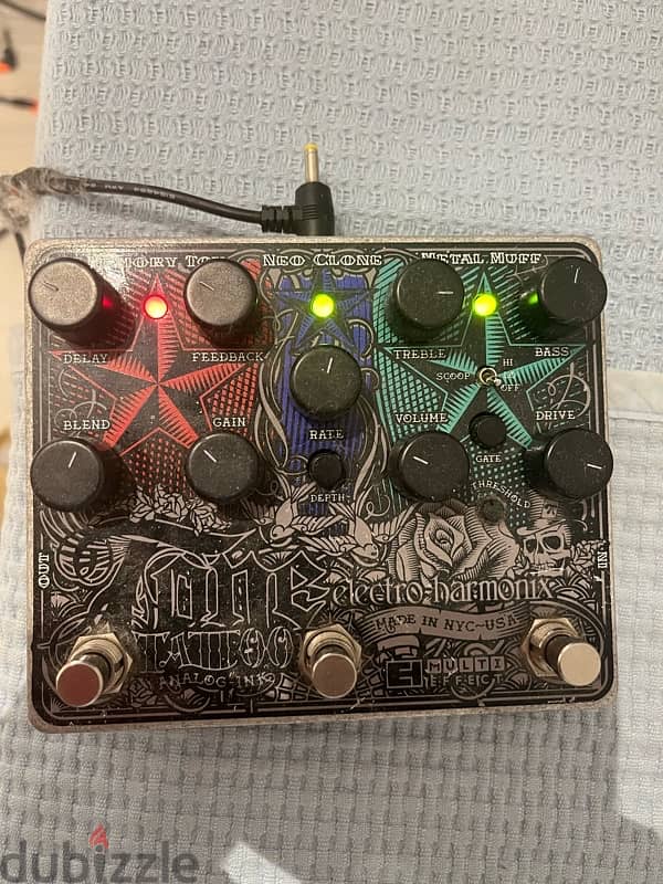 ElectroHarmonix guitar pedal Tone Tattoo 4