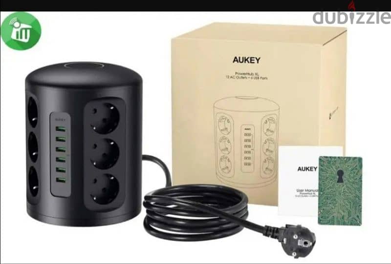 Aukey PowerHub XL 12 AC Outlets + 6 USB Ports | PA-S14  /3$delivery 2