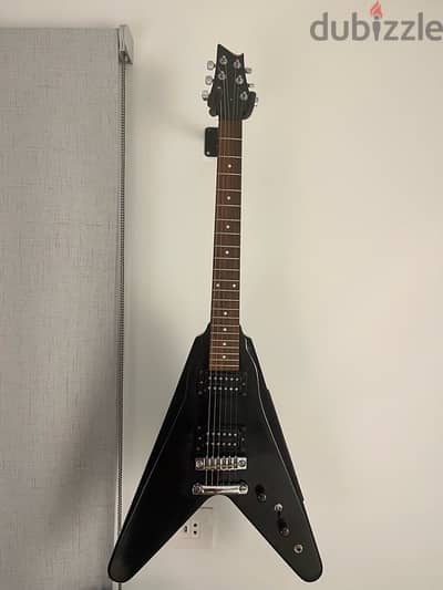 Flying V electric guitar custom built