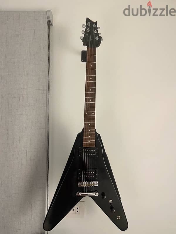 Flying V electric guitar custom built 0