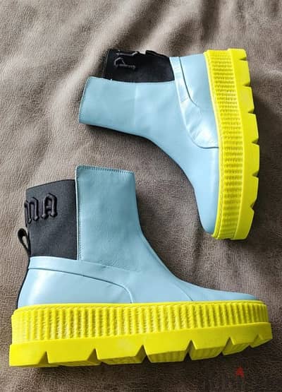 Puma Fenti×Rihanna blue boots 39 Original shelsea sneakers