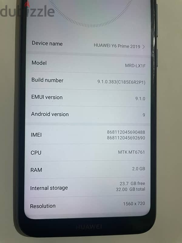 Huawei Y6 prime 2019 like new 4