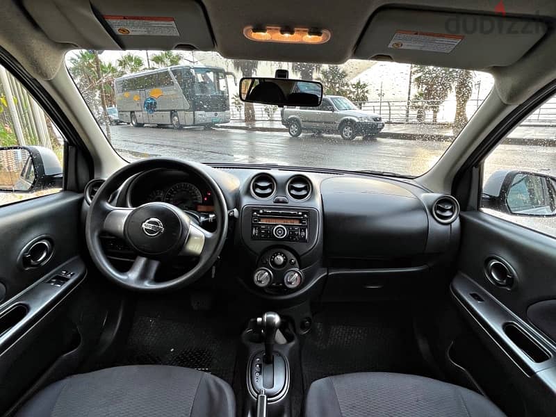 Nissan Micra 2016 meshye 68,000km 1owner 2keys مصدر لشركه rymco jdede 9