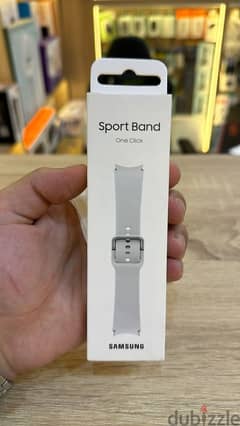 Samsung sport band silicone one click silver 0