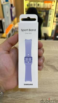 Samsung sport band silicone one click  icy blue great & original offe 0