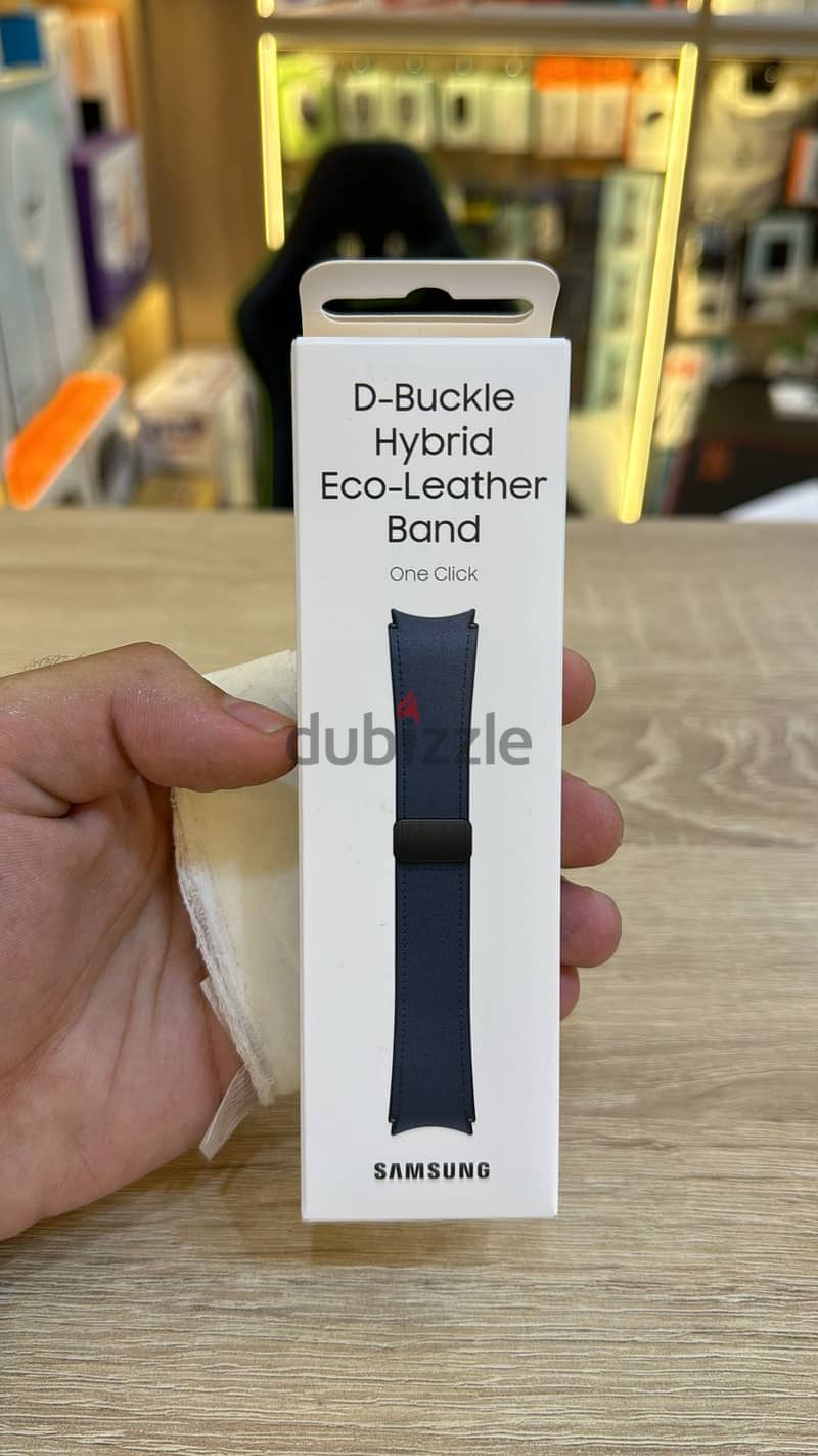 Samsung D-buckle hybrid Eco-leather band indigo 0