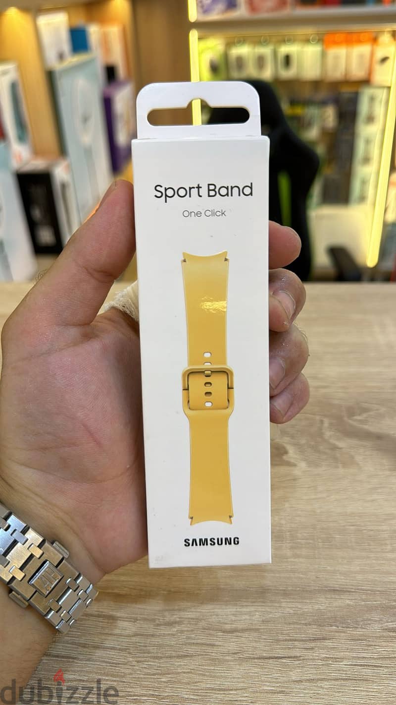 Samsung sport band silicone one click Apricot original & best offer 0