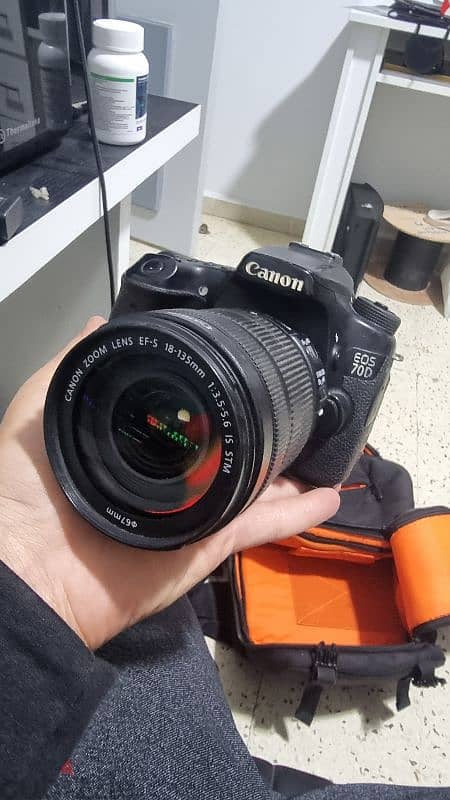 Canon 70d wo 2 lenses in good condition 1