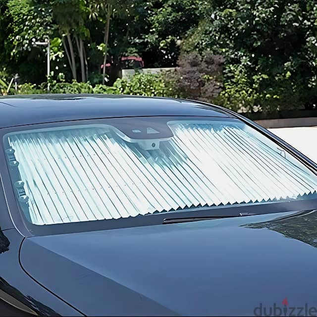 Car Sunshade Curtain for Windshield, Aluminum, 120 x 65cm 6