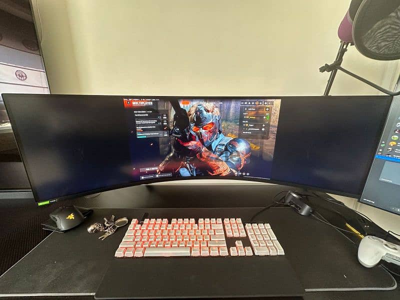 Samsung G9 & AOC monitors for sale 1