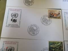 15 enveloppes 1999-2000 premier jour postale des Nation unies &timbres 0