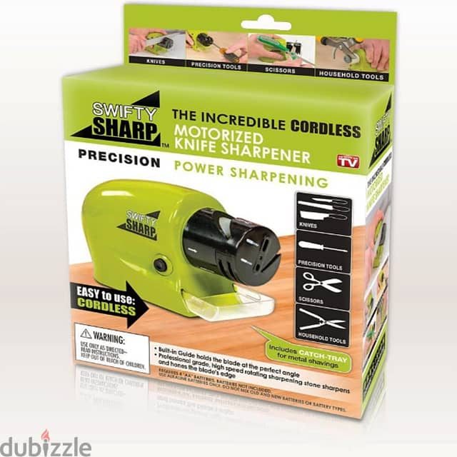 Swifty Sharp Electric Knife. Scissor & Blade Sharpener 6