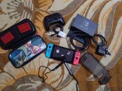 Nintendo switch with original accessories 0