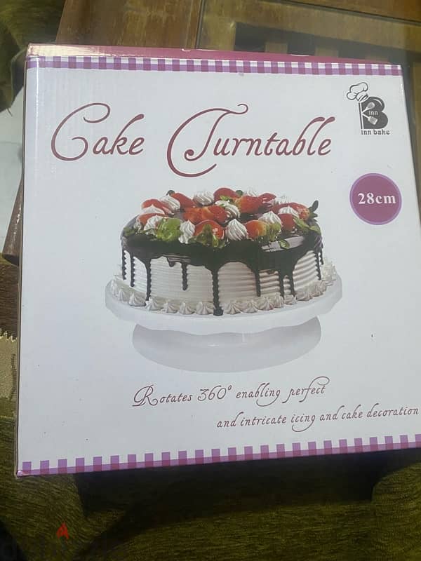 Cake turntable - Not used 1