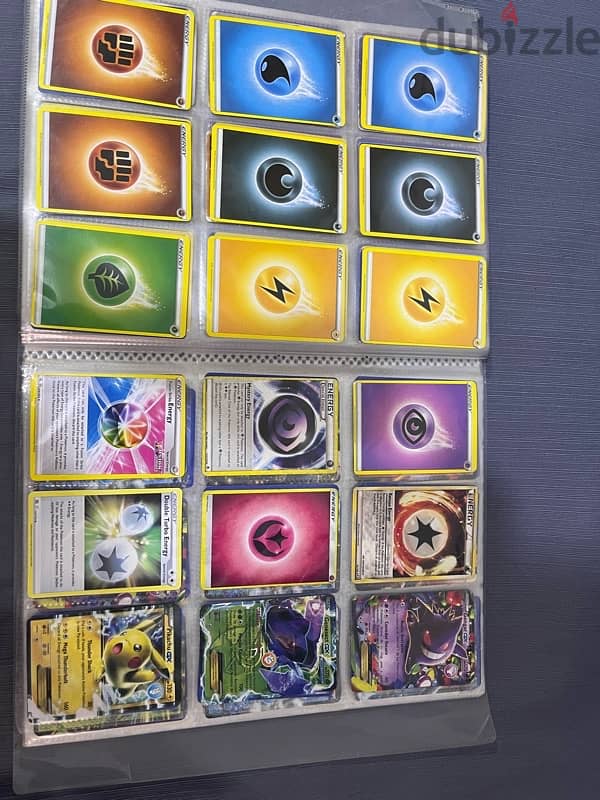 original Pokémon cards and the gold is metal 14