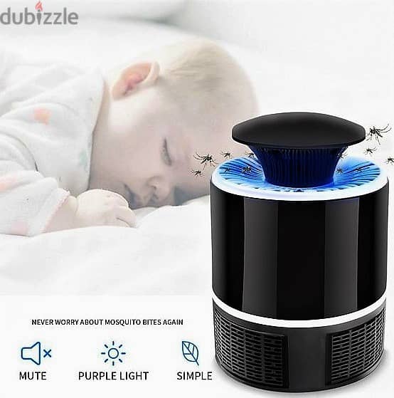 Mosquito Killer LED Lamp, USB-Powered, 20m² Coverage, Quiet 2