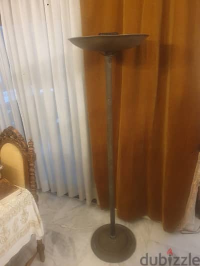 vintage floor lamp, metal for indoor & outdoor