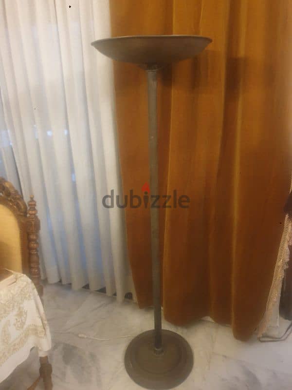 vintage floor lamp, metal for indoor & outdoor 1