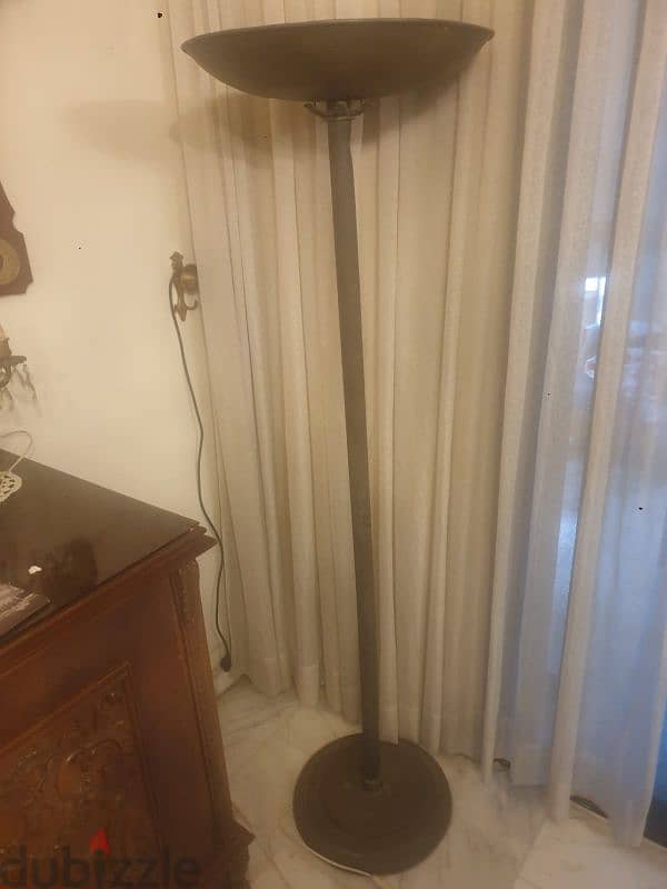 vintage floor lamp, metal for indoor & outdoor 6