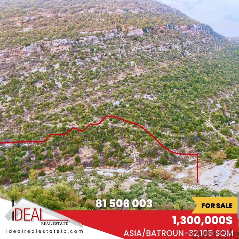 32,105 sqm Land for sale in Asia, Batroun REF#CE22073 0