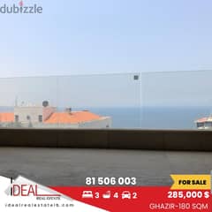 180 sqm apartment for sale in ghazir  REF#FD38034 0