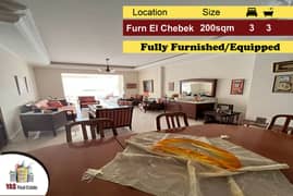 Furn El Chebbak 200m2 | Furnished/Equipped | Prime Location | PA | 0