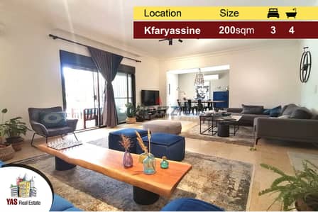 Kfaryassine 200m2 | 250m2 Terrace / Garden | Luxury Flat | IV |